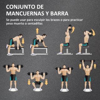 Juego Mancuernas Ajustables