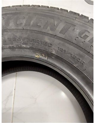 Goodyear EfficientGrip Cargo - 225/75/R16 121R - B/E/70 - Neumático transporte