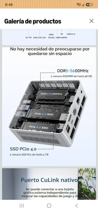 Minisforum um880plus Ryzen 7 8845HS