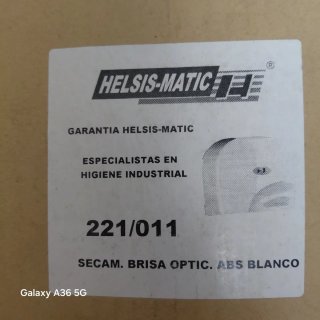 Secador de manos industrial Rossignol