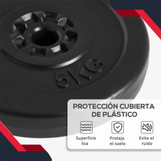 Discos de Pesas 10kg y 5kg