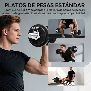 Juego Mancuernas Ajustables