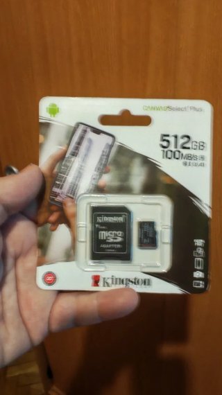 Kingston Micro SD 512GB 100MB/s