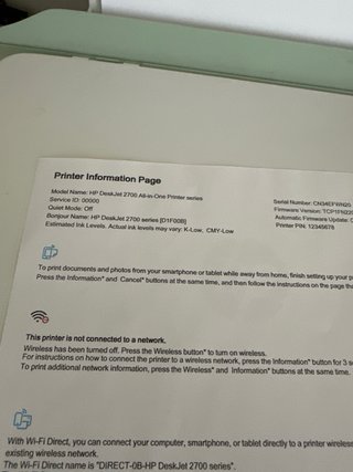 Impresora HP Deskjet 2722e