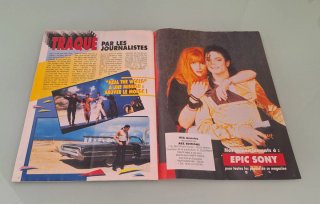 Revista 1992 Francia Michael Jackson
