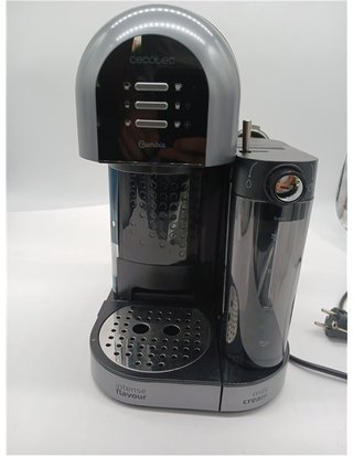 Cecotec Cafetera Semiautomática Power Instant-ccino 20 Chic Serie Nera. para café molido y en cápsulas - 20 Bares - Depósito de Le