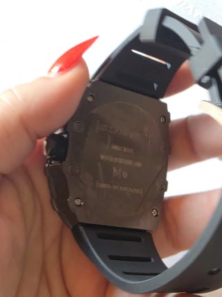Reloj de Lujo Esqueleto Azul/Gris