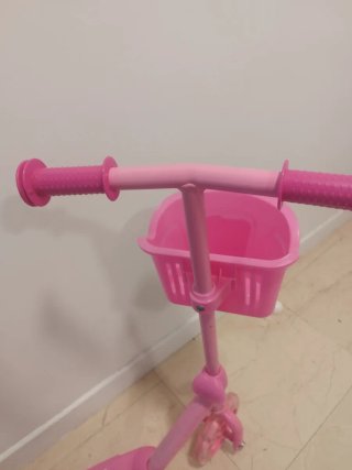 Patinete Juguettos 3 ruedas rosa