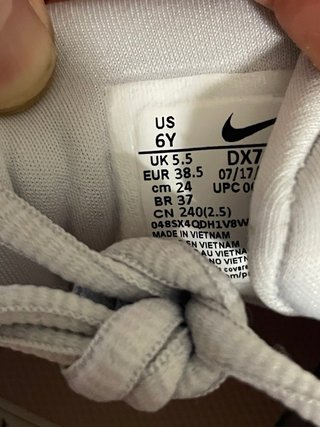 Scarpe Nike Grigie Arancioni Tg 38.5