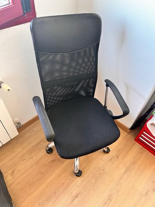 Silla de oficina Ikea negra