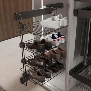 Zapatero extraíble Emuca para armarios