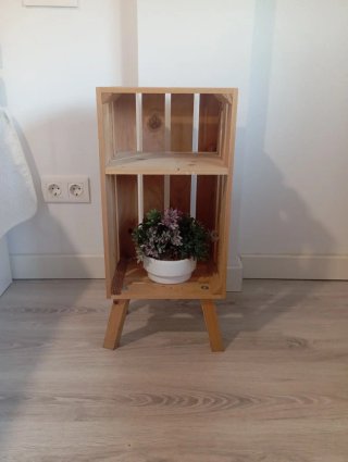 Cabecero de madera rústico