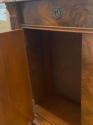 Mueble consola madera y metal