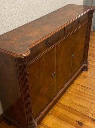 Mueble consola madera y metal