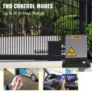 Apertura de Puerta Corredera, 1800 KG 5 m, Puerta Corredera Automática con 4 Controladores Remotos y Control por APP, Motor de Puerta Corredera Eléctrico para Entrada, Kit Completo de Hardware de ...