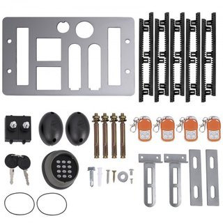 Apertura de Puerta Corredera, 1800 KG 5 m, Puerta Corredera Automática con 4 Controladores Remotos y Control por APP, Motor de Puerta Corredera Eléctrico para Entrada, Kit Completo de Hardware de ...