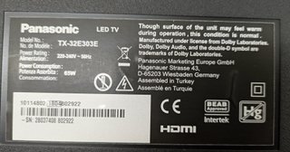 Vestel 17LD166 IR Receiver TV Panasonic TX-32E