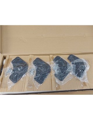 EMUCA - Gambe da Tavolo Regolabili Ø60x710mm - Kit di 4 Gambe da Scrivania - Acciaio - Altezza Regolabile 710-730mm - Colore Bianco