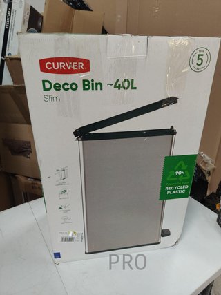 Cubo de basura Slim con pedal - Curver