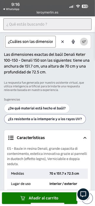 Baúl Keter Denali 150 Resina