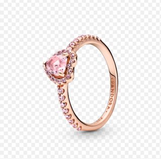 Anillo Pandora oro rosa 14k