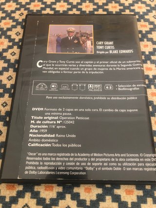 DVD Operación Pacífico Cary Grant