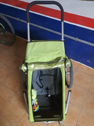 Remolque Croozer 1 plaza + adaptador bebé