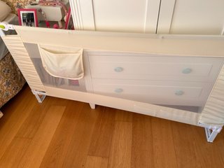 Baranda Cama Infantil Abatible 140cm Extra Alta