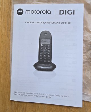 Teléfono Inalámbrico Motorola DIGI