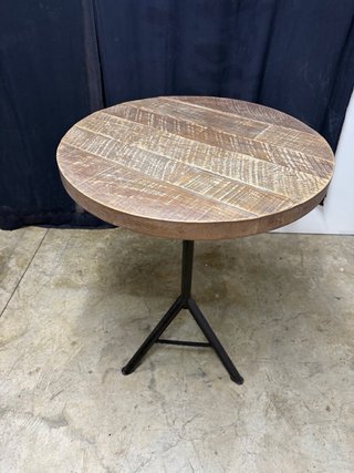 Mesa alta redonda 70x100 cm madera