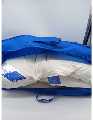 LINEA by böhmerwald Comfort - Edredón de plumón cálido y Suave - 135 x 200 cm - 90% plumón y 10% Plumas de Clase 1 - Apto para alér
