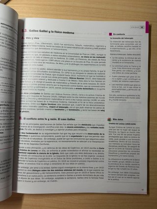 Historia de la filosofía, 2 Bachillerato