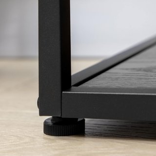 Estantería de 7 Niveles, Estantería Vertical Ahorradora de Espacio, Estructura de Acero, Estante para Soggiorno Dormitorio Oficina Estudio, Industrial, 83X34X180 Cm, Negro