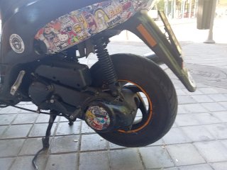 Piaggio Typhoon 50cc Scooter Negra