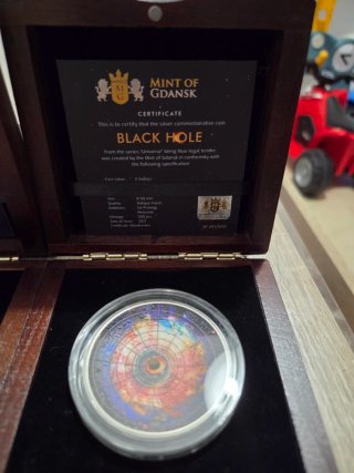 Monedas Colección Big Bang, Milky Way, Black Hole