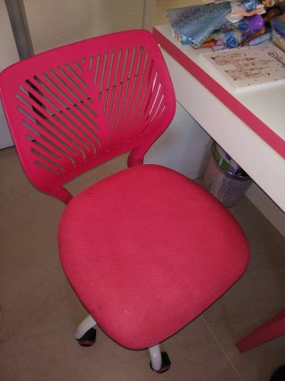 Escritorio y Silla Infantil Rosa