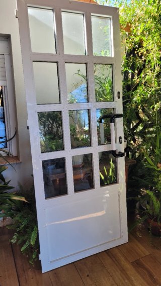 Puerta exterior aluminio