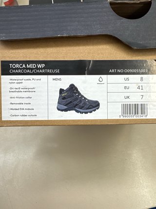 Botas de senderismo Hi-Tec grises y verdes