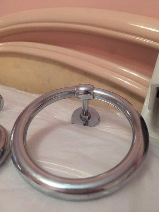 Mampara,toalleros,porta rollo cerámica, estantería