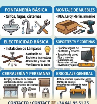 REPARACIONES EN EL HOGAR / MANITAS / MADRID