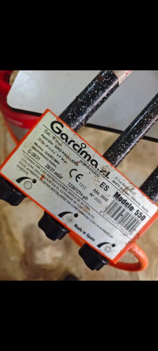 Aro Paellero Garcima 17 Kw Modelo 550