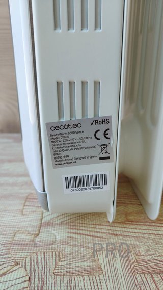 Radiador Eléctrico de Aceite ReadyWarm 11000 Space