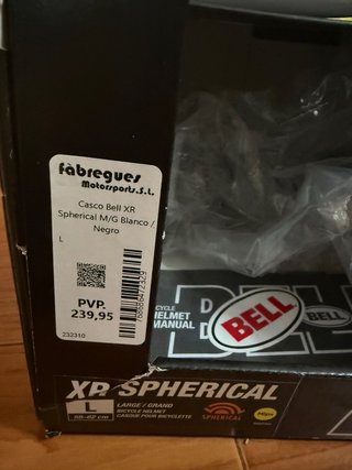 Casco Bell XR Spherical Talla L Blanco
