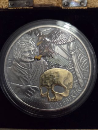 Moneda Klaus Störtebeker 5 oz Plata 2014
