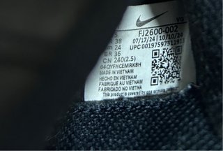 Botas de fútbol Nike Talla 38 Negras