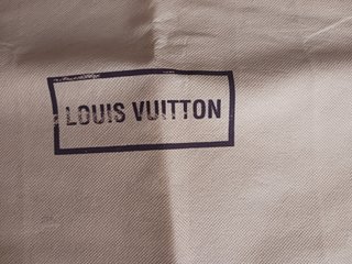 Portaborsa Louis Vuitton beige in tessuto