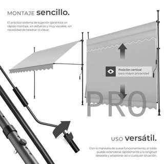 Toldo plegable para balcón