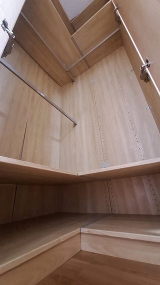 Armario esquinero madera Ikea