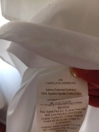 Vestido blanco con volantes