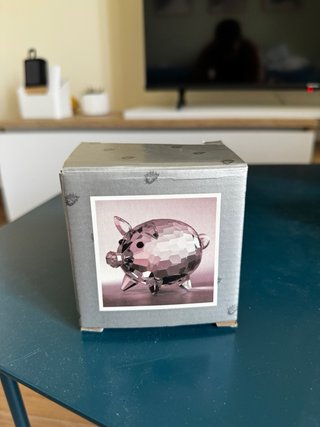 Maialino in Vetro Trasparente